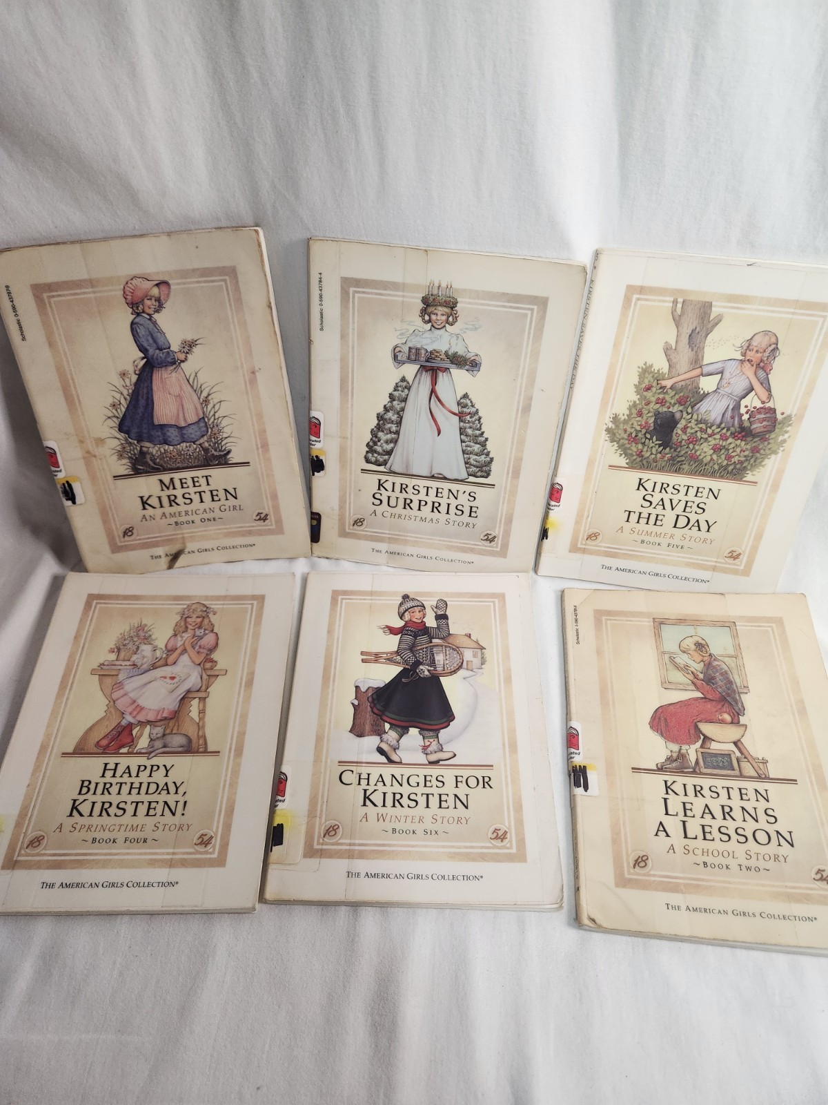 American Girl Doll KIRSTEN Collection 1-6 Paperback READ