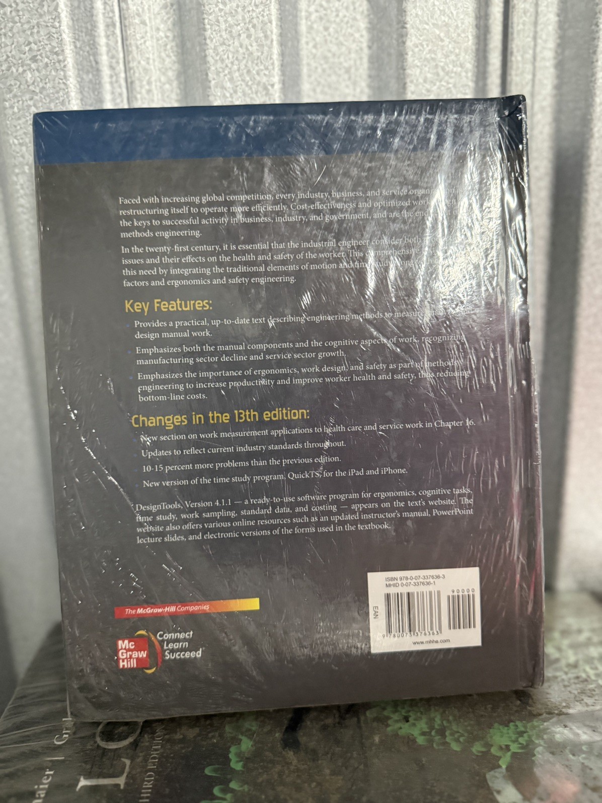 Niebel’s Methods, Standards, & Work Design 13th Edition (Hardcover)
