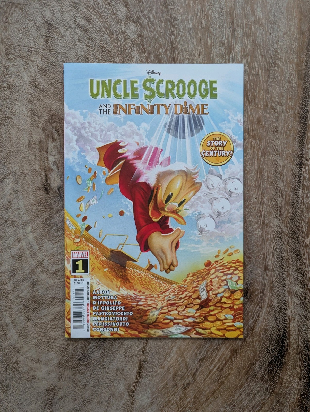 Uncle Scrooge & The Infinity Dime #1 Alex Ross Cover A Marvel Comics 2024 Disney