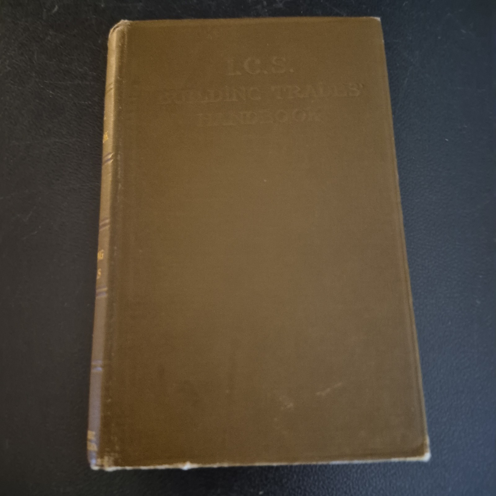 The Building Trades Handbook 1905 2nd Ed Antique Hardcover Book