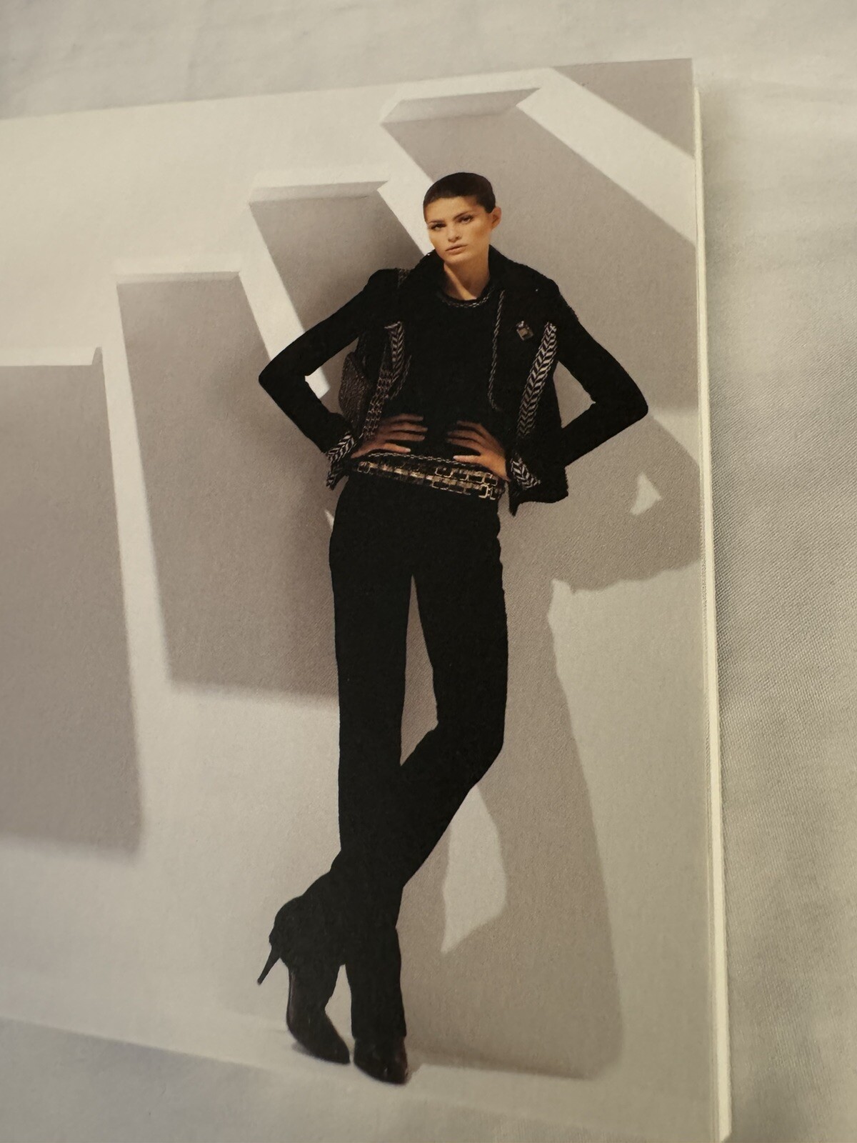 Chanel Fashion Notebook Karl Lagerfeld Isabeli Fontana 2004 VG No Pencil RARE