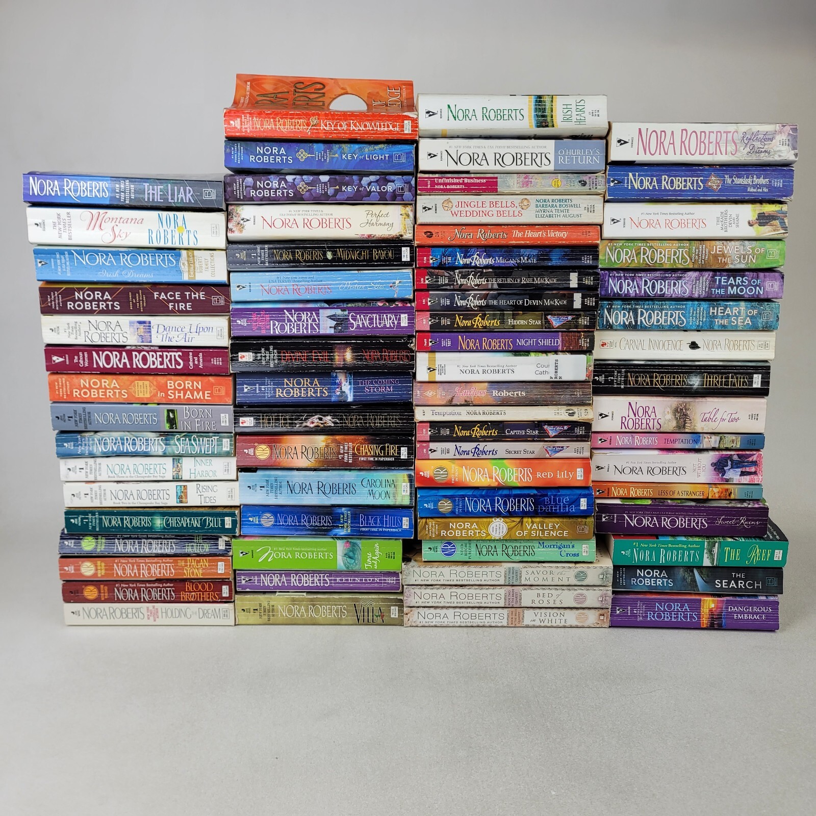 Lot of 70 Nora Roberts Vintage Romance Novels Harlequin Silhouette Paperbacks