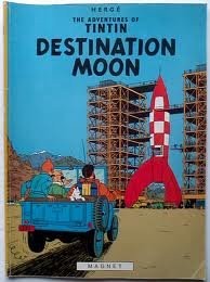 DESTINATION MOON (THE ADVENTURES OF TINTIN) By Herge – Hardcover