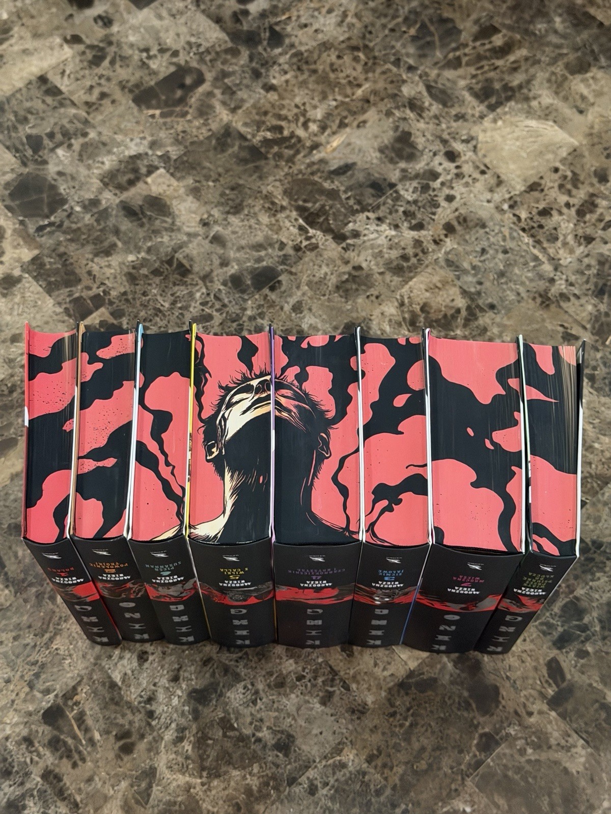 Stephen King Dark Tower Set Polish Hardcover Edition Sprayed Edges 8 Book Set