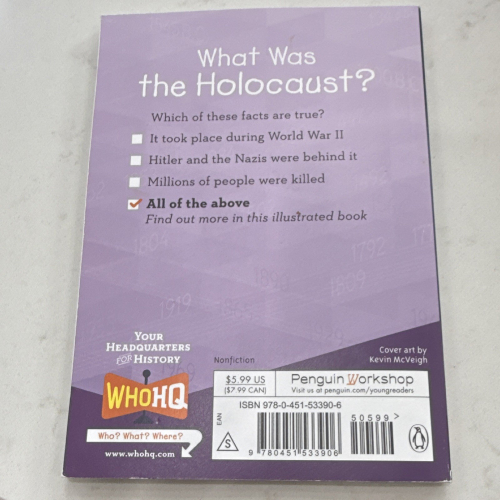 Penguin Workshop What Was? Ser. What Was the Holocaust? Gail Herman Paperback