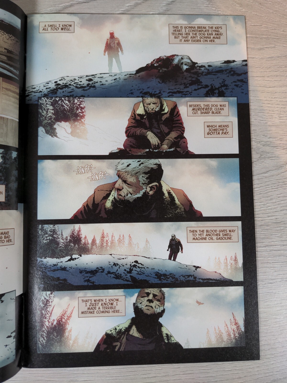 Marvel Comics Old Man Logan Issue No 6 Lemire – Sorrentino – Maiolo 2016