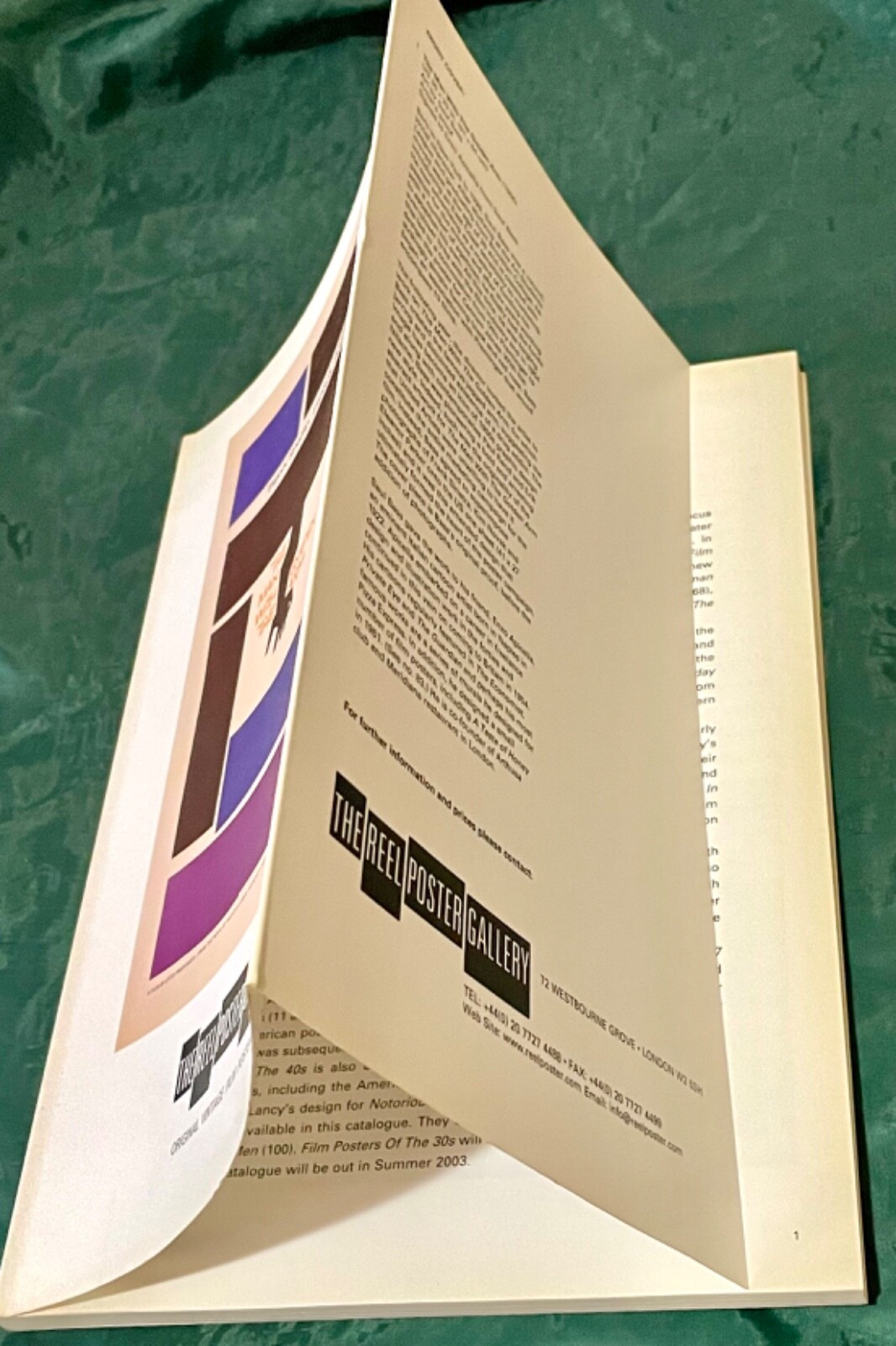 THE REEL POSTER GALLERY (2002 / Tall Softcover)