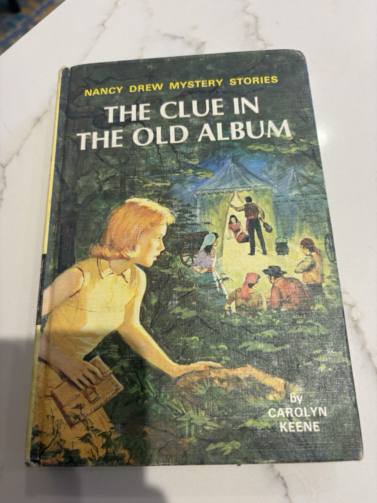 VTG Nancy Drew Mystery The Clue In The Old Album #24 1947 Hardcover