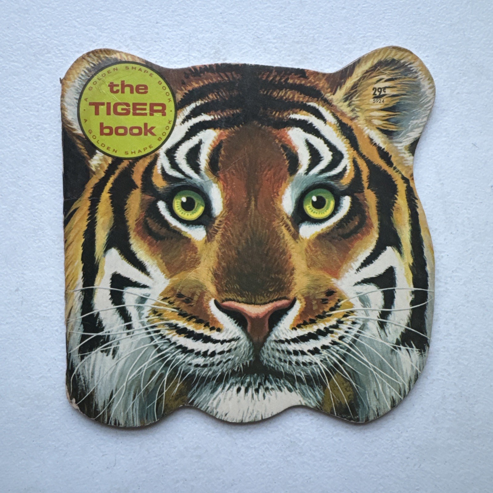 The Tiger Book By Jan Pfloog Golden Press New York Childrens Shape Book 1965