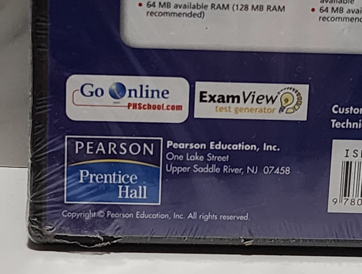 Prentice Hall ExamView CIVICS Test Generator Multimedia CD UNOPENED