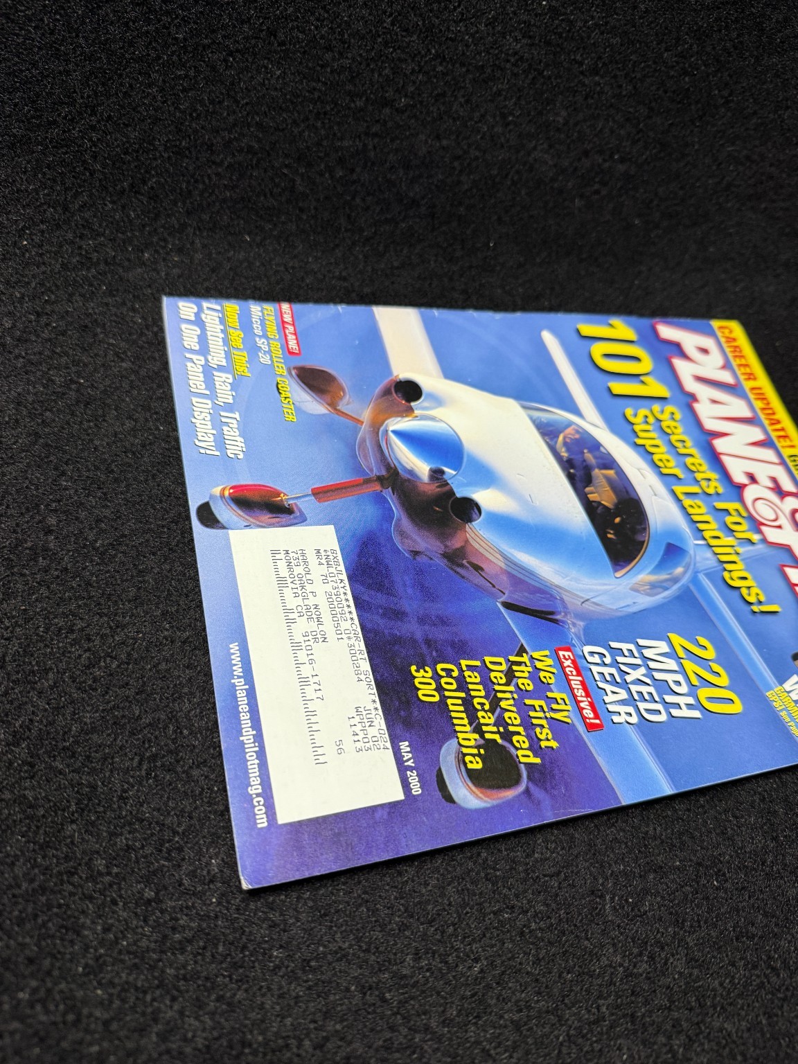 Plane & Pilot Magazine May 2000 Aviation Landing Techniques Lancair Columbia