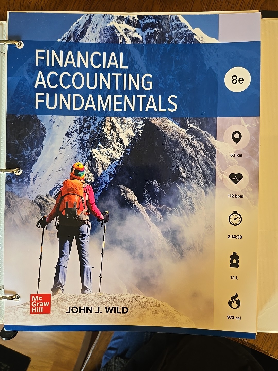Financial Accounting Fundamentals 8 Edition John Wild Loose Leaf Binder ISBN