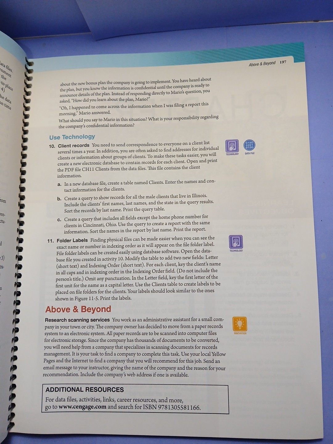 The Administrative Professional: Technology & Procedures 15th Ed. Spiral ~ Good+