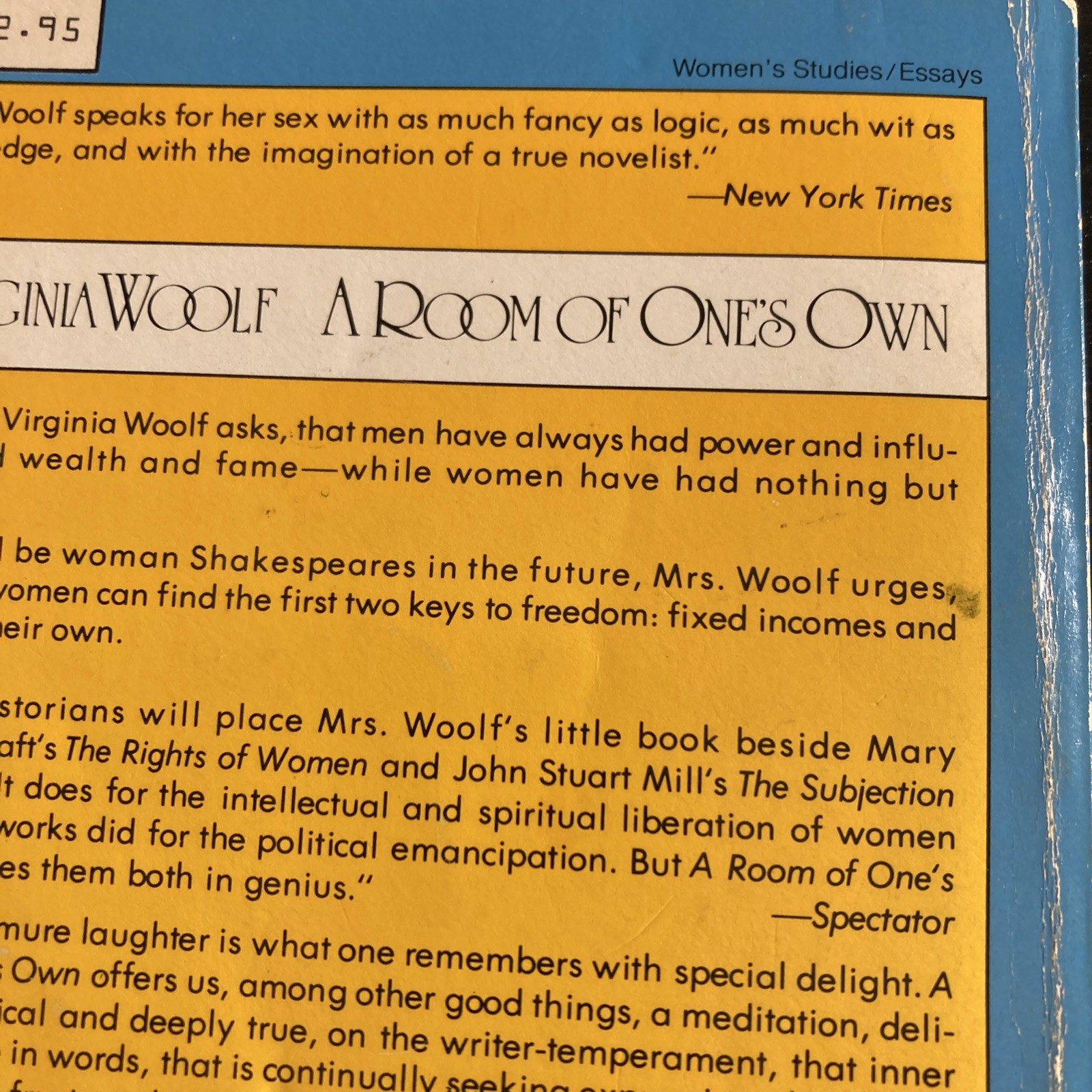 A Room of One’s Own -TPB by Virginia Woolf -1957