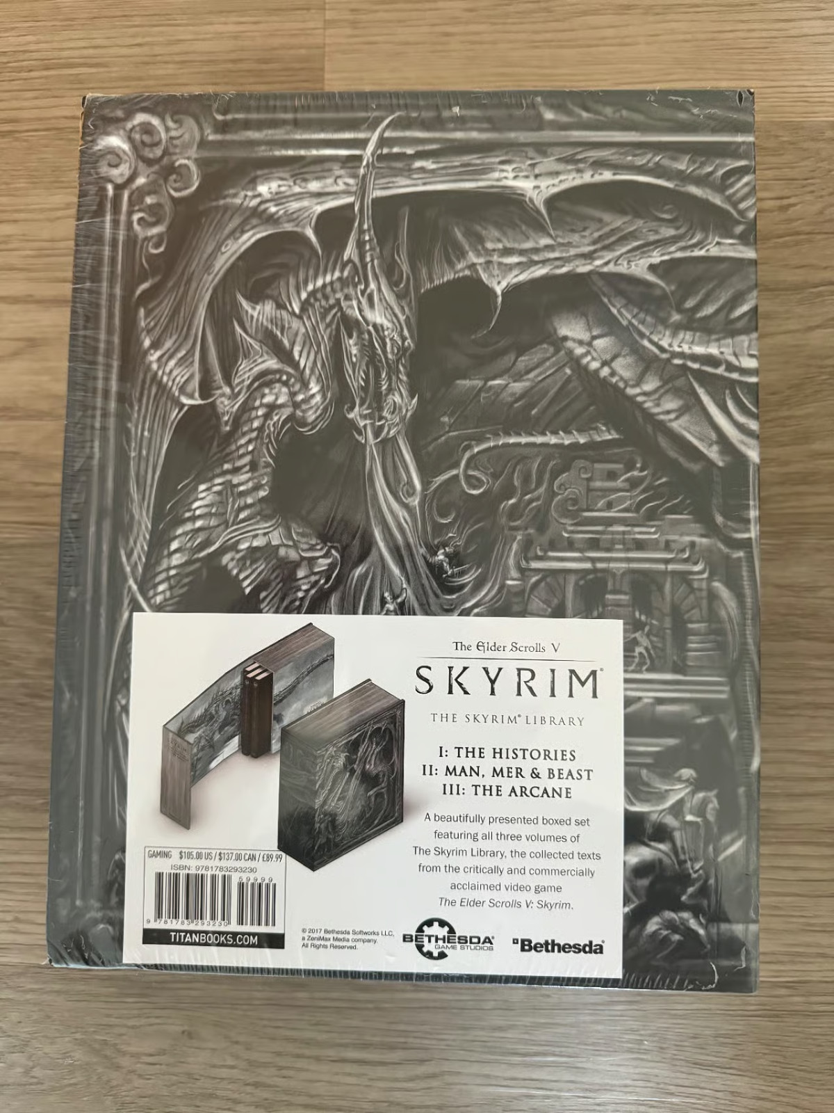 The Skyrim Library BRAND NEW SEALED Hardcover by Bethesda Softworks All 3 Vols