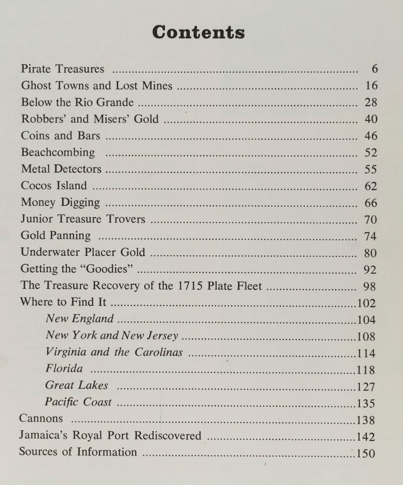 1975 TREASURE HUNTER’S GUIDE HC NESMITH & POTTER ILLUSTRATED B582