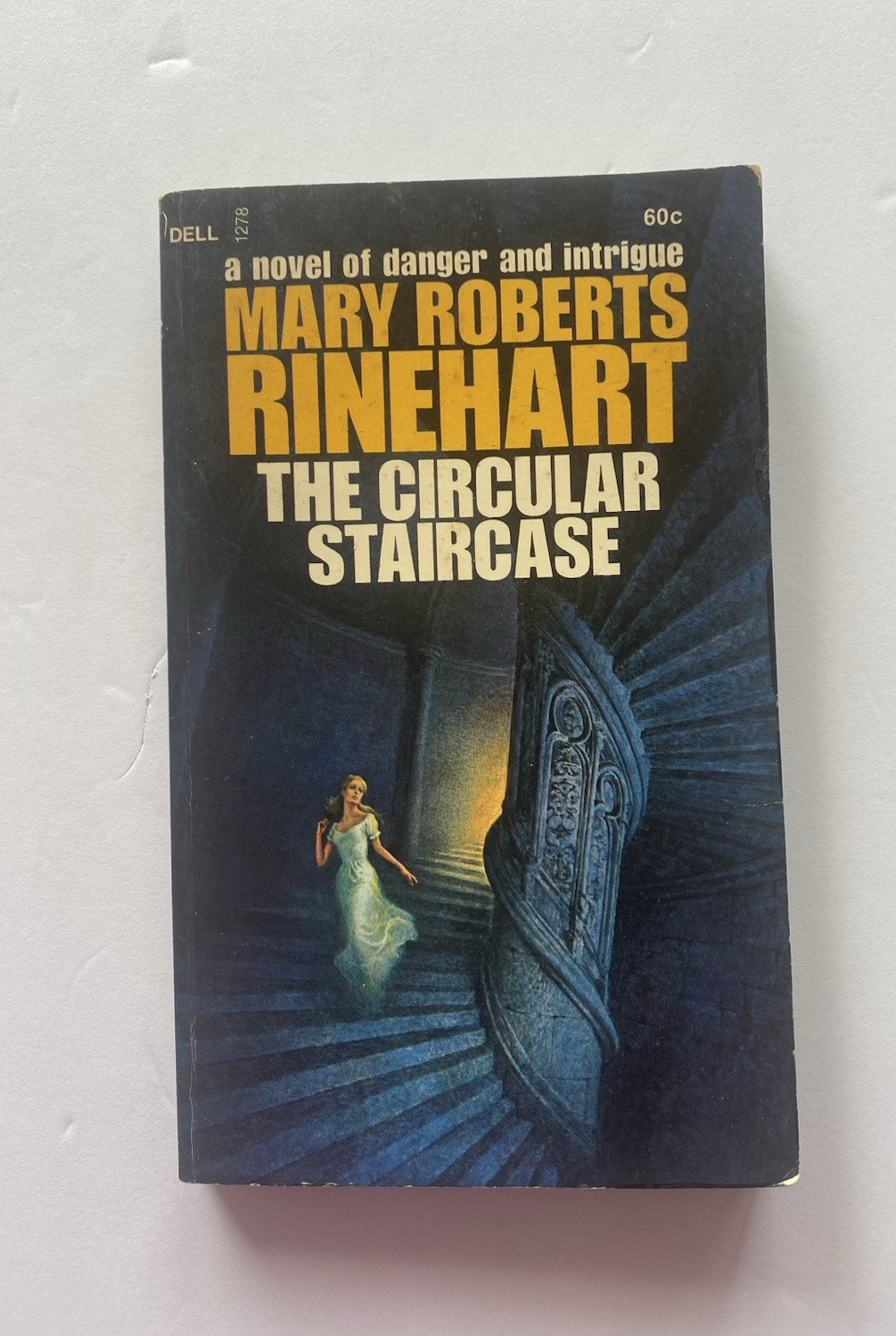 The Circular Staircase by Mary Roberts Rinehart, vintage pp, Dell 1278