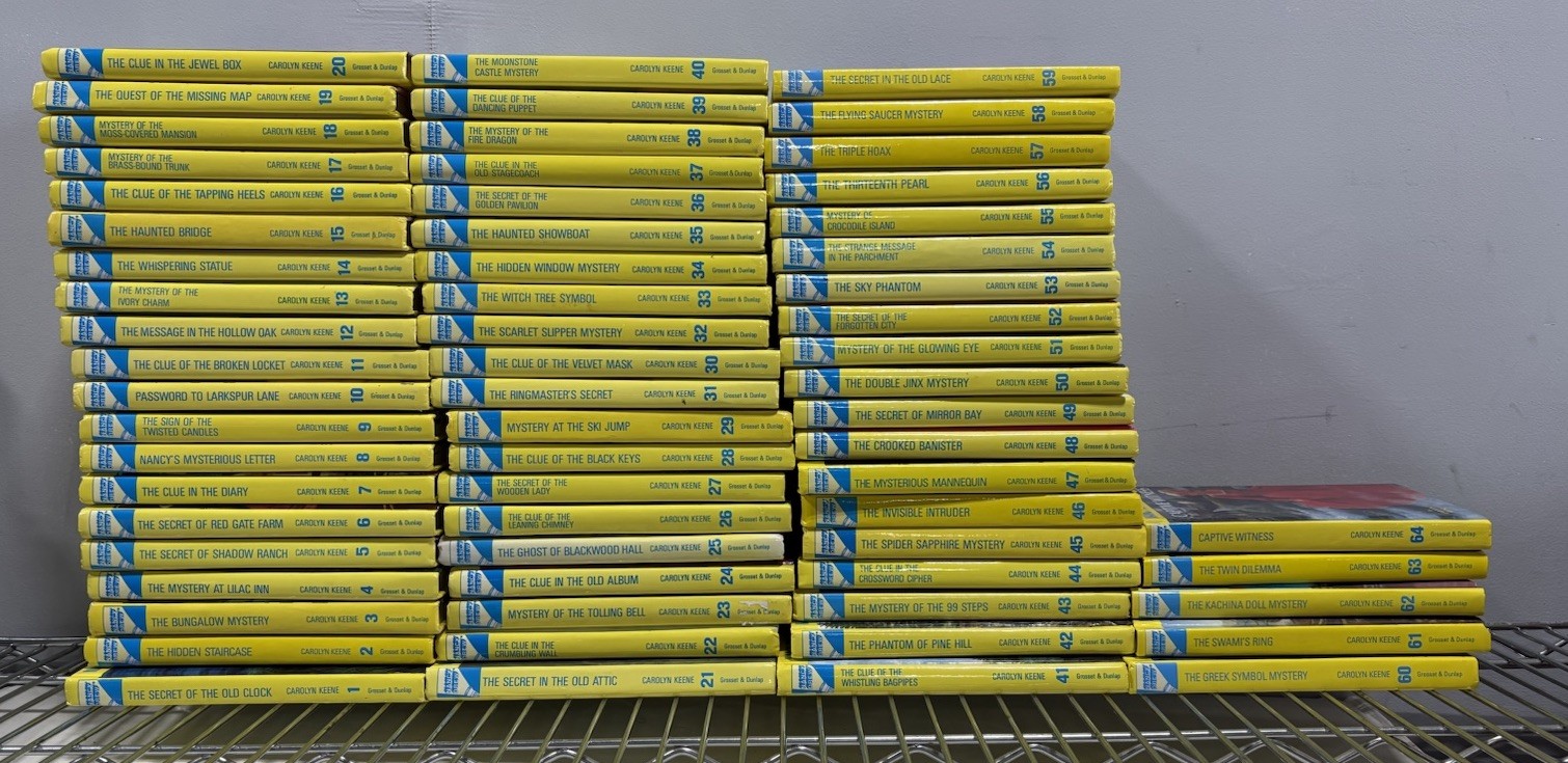 Nancy Drew Complete Set RARE Set 1-64 Flashlight HC Edition SH Included 🔥DEAL🔥