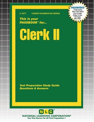 Clerk II (Career Examination), , Excellent Book
