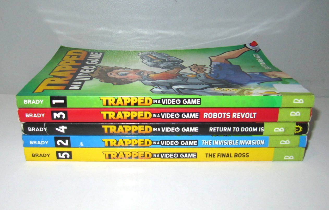 #1-5 Trapped in a Video Game by Dustin Brady TPB