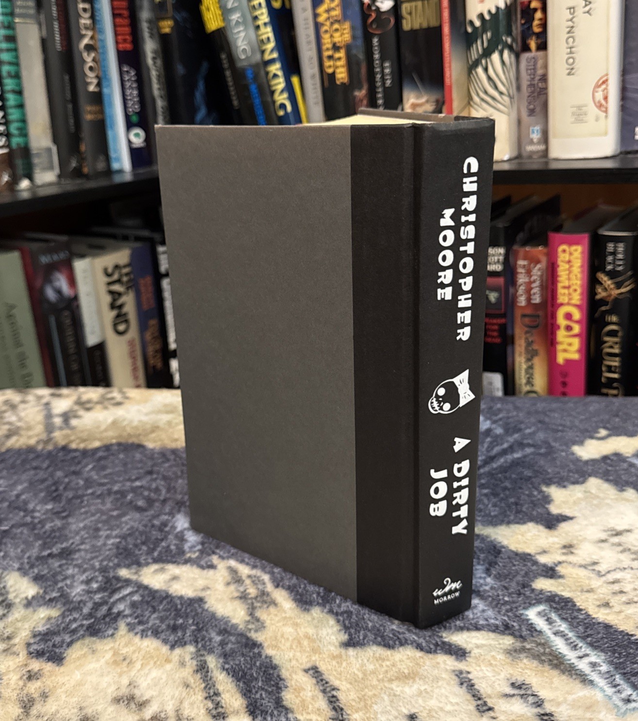 SIGNED – A Dirty Job – Christopher Moore (2006, Hardcover) Sixth Print, G