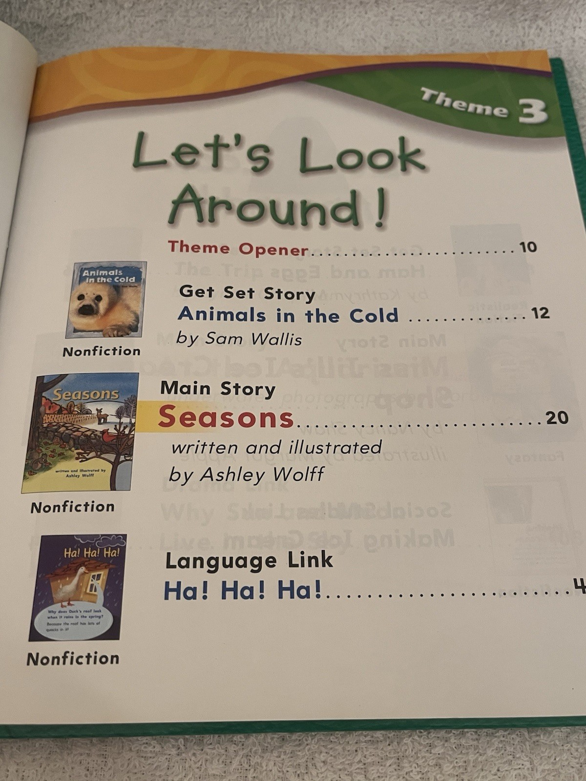 Houghton Mifflin Reading Grade 1 Bundle of 3 titles 2005 Level 1.1, 1.2, 1.4