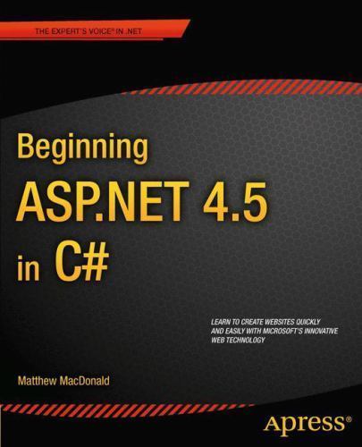 Beginning Asp.net 4.5 in C#, Paperback by MacDonald, Matthew, Like New Used, …