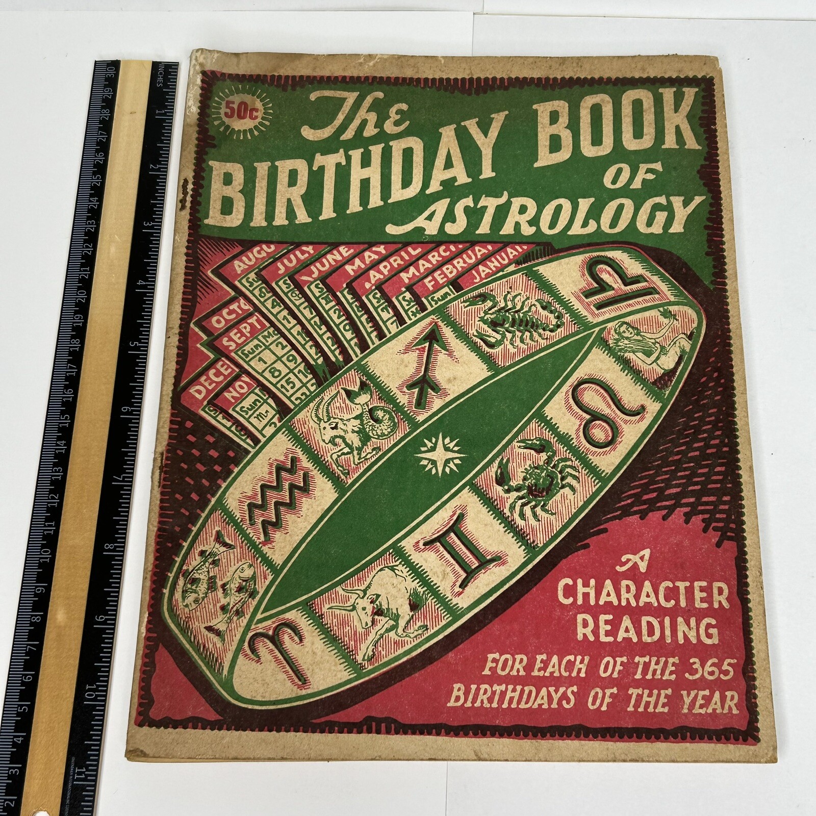 The Birthday Book Of Astrology 1946 Diversified Publishing NY USA Vintage