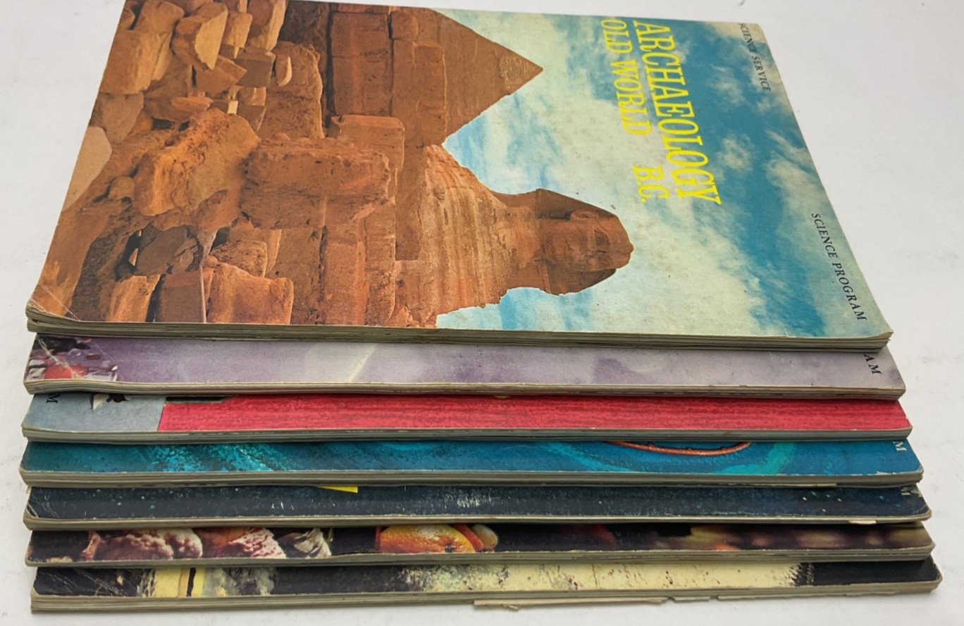 Science Service Science Program Booklet Lot Nelson Doubleday 1970s 15