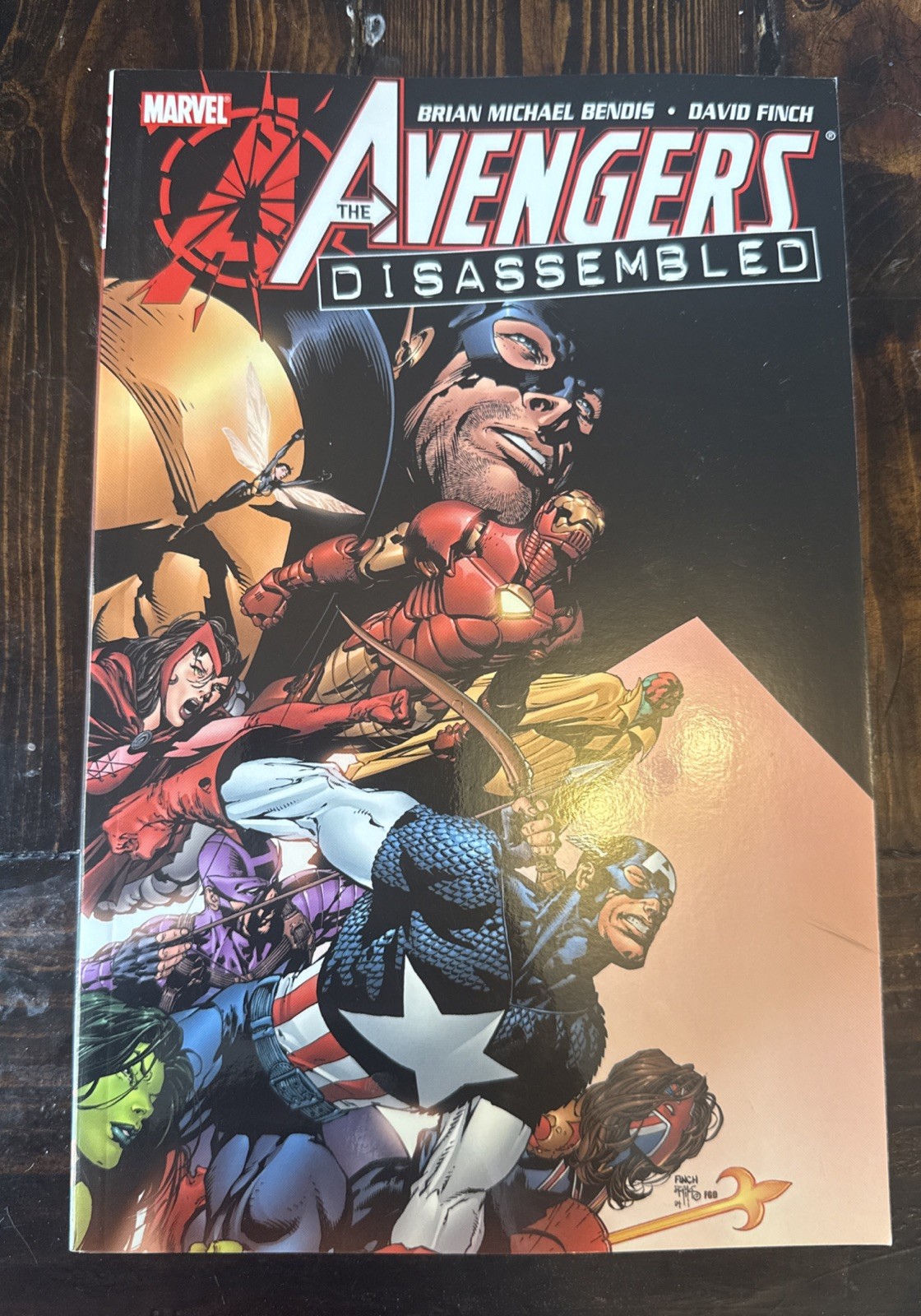 Avengers Disassembled by Brian Michael Bendis (Marvel Trade Paperback TPB) 2005