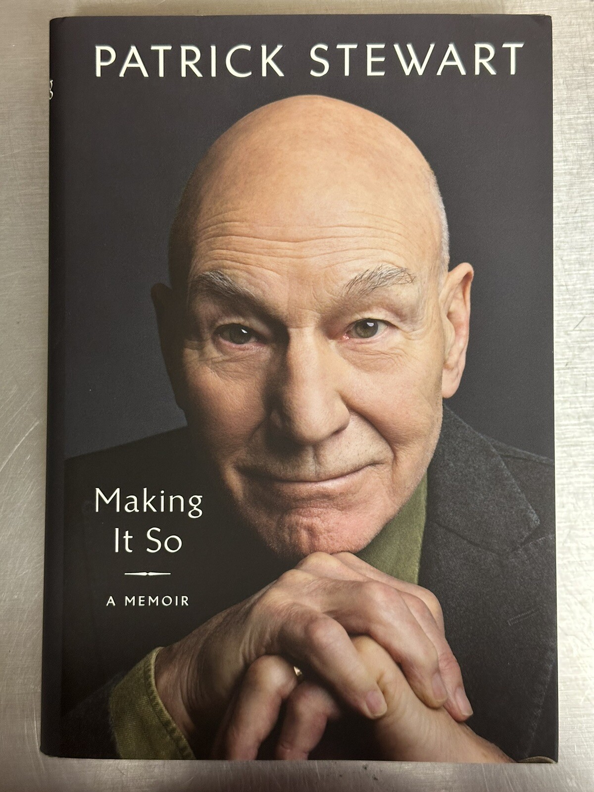 Making It So Pattick Stewart Autographed Hardcover Memoir Book Signed Edition