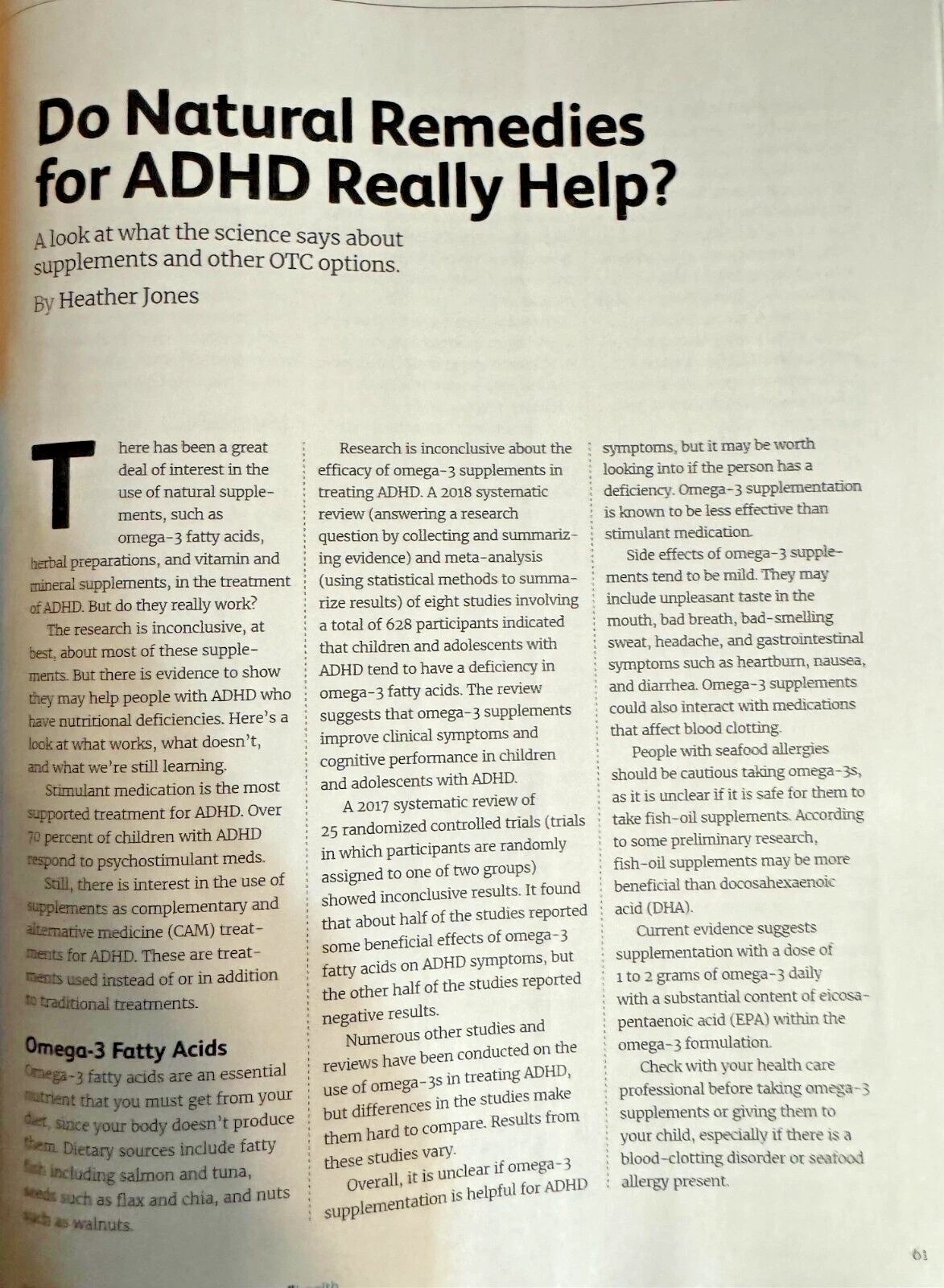 ADHD 2 Magazine Bundle. Understanding, Symptoms, Testing, Remedies, Treatments