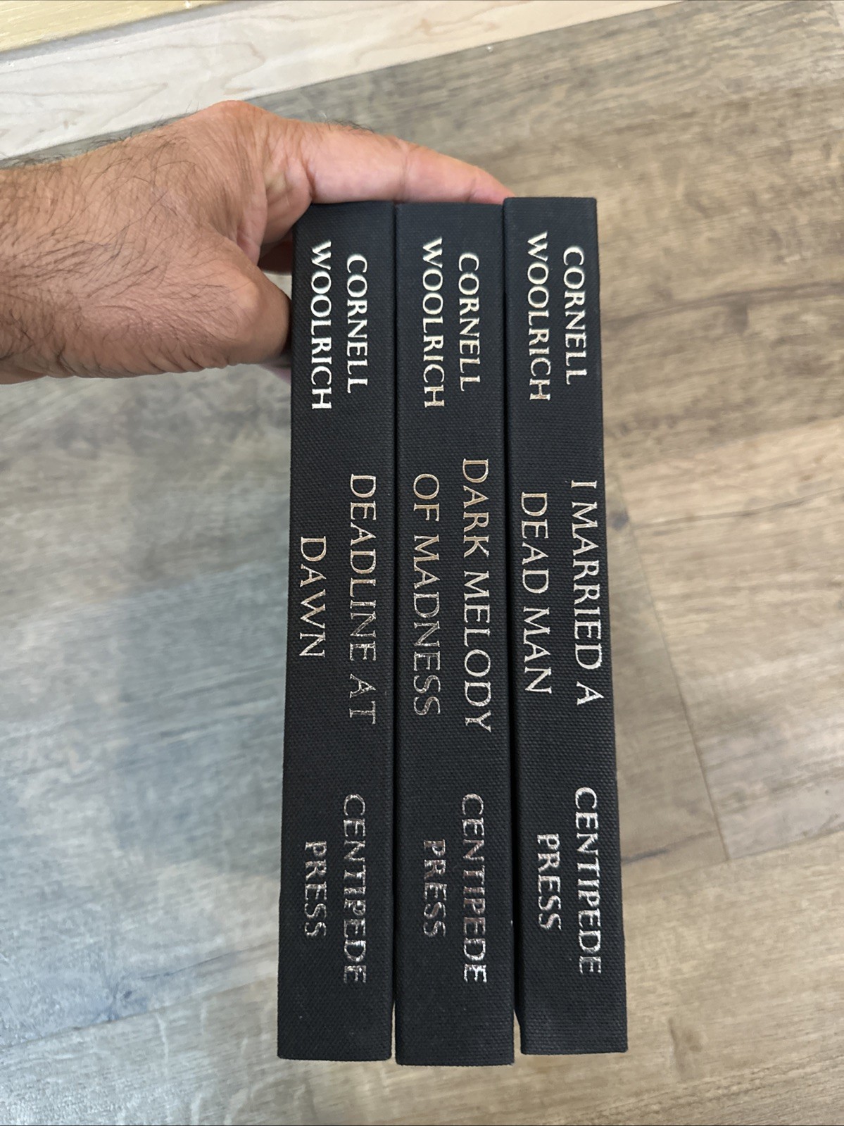 Lot Of 3 Woolrich Centipede Press Rebound Hardcover OOP Rare