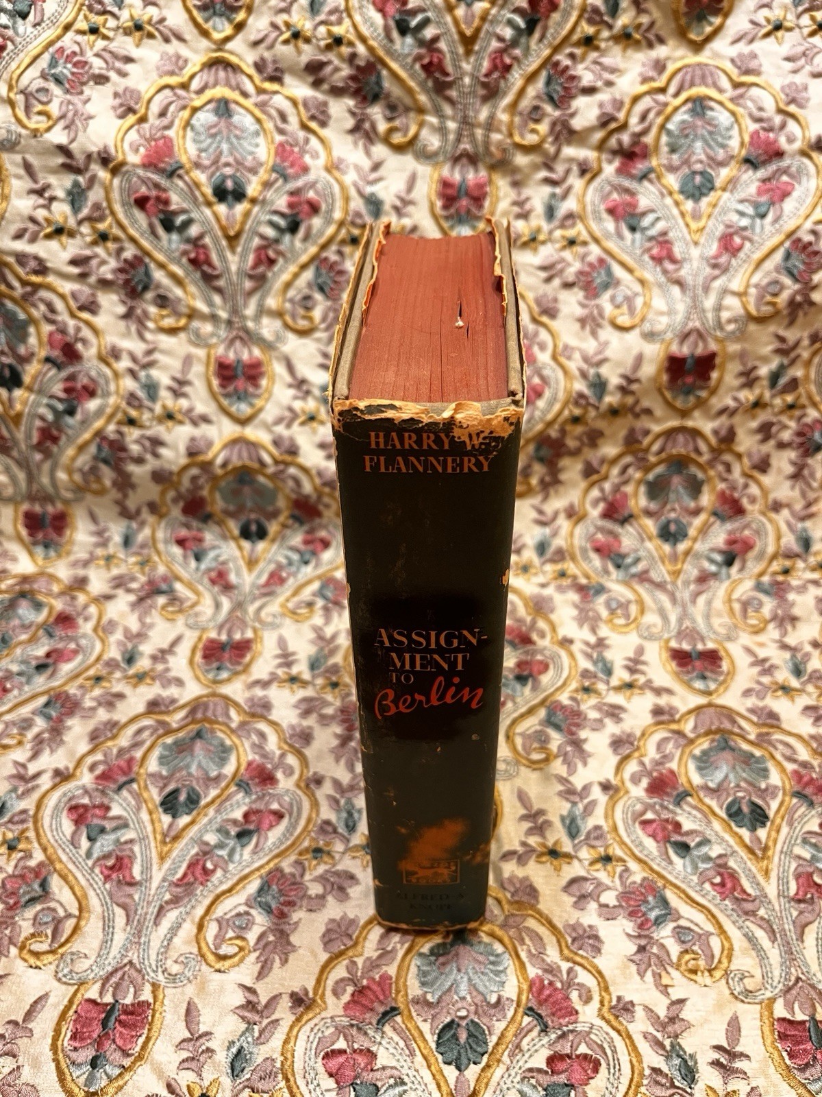 Assignment to Berlin by Harry W. Flannery Hardcover 1942 WWII Dust Jacket