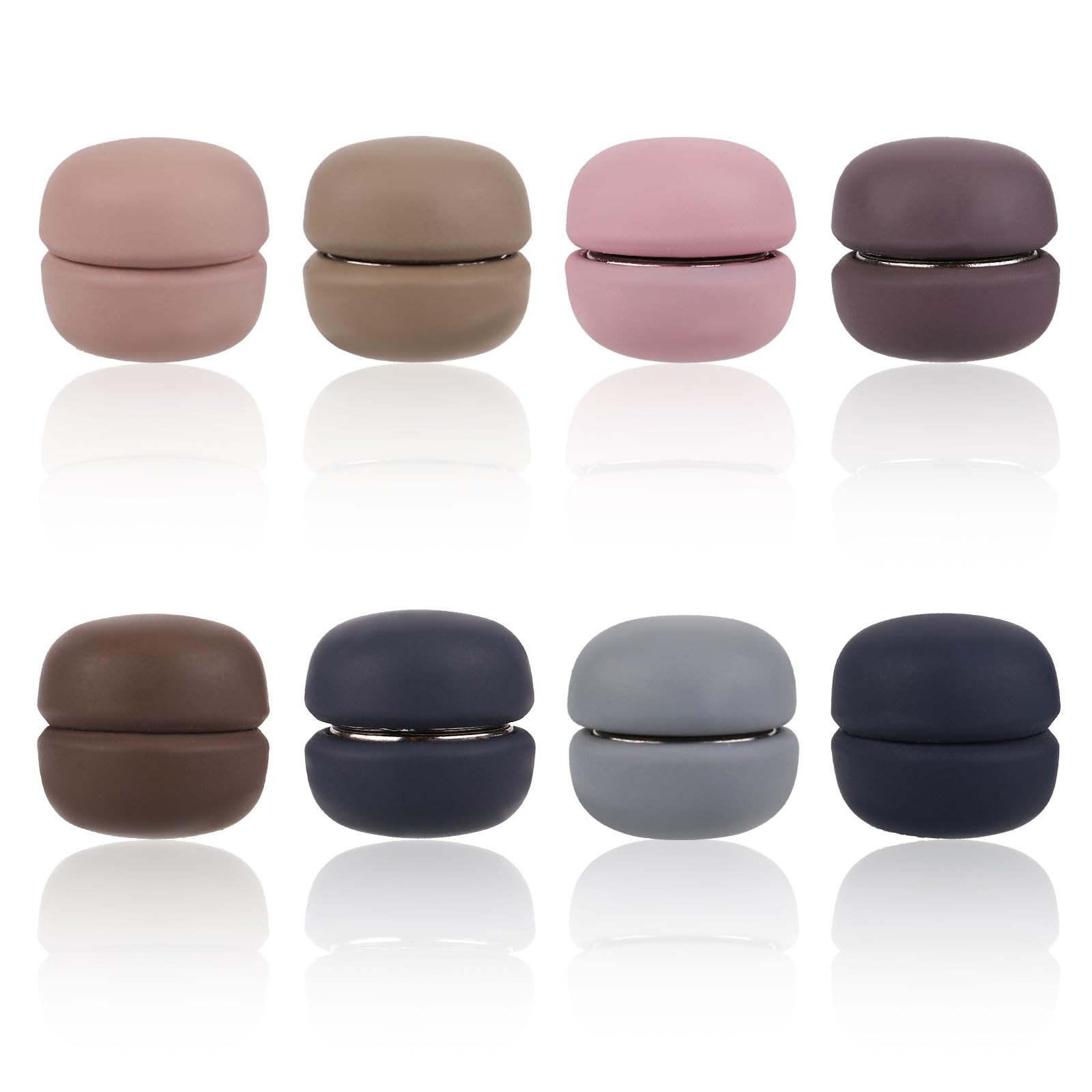 8pcs Strong Magnetic Hijab Pins Buttons – No-Snag Scarf 0.5 inch
