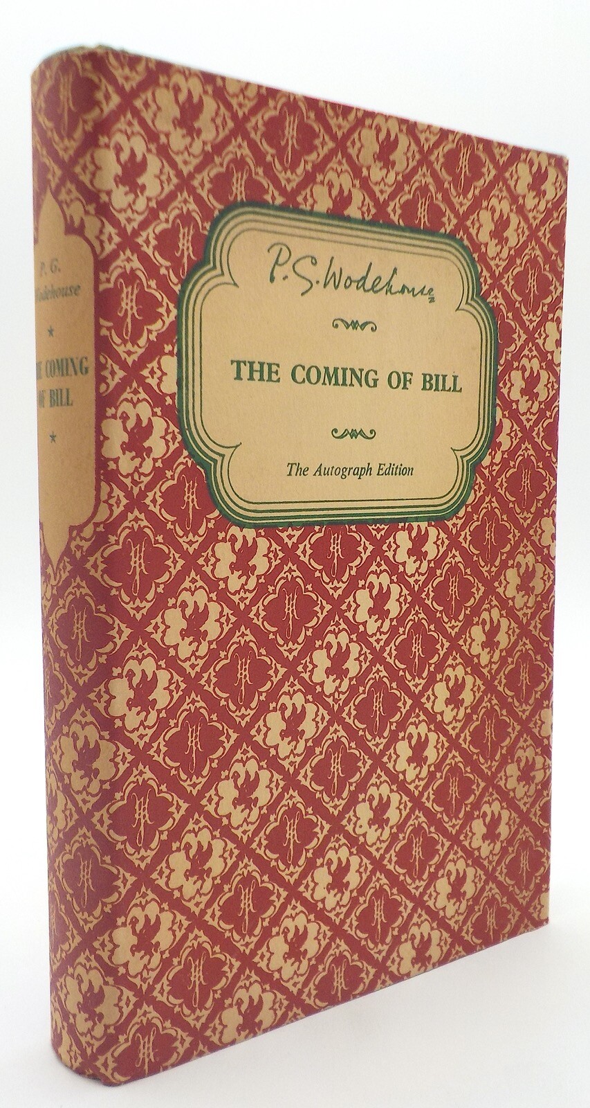 THE COMING OF BILL P. G. Wodehouse 1966 Herbert Jenkins Autograph Edition UK