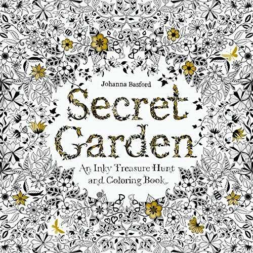 Secret Garden: An Inky Treasure – Paperback, by Basford Johanna – Very Good j