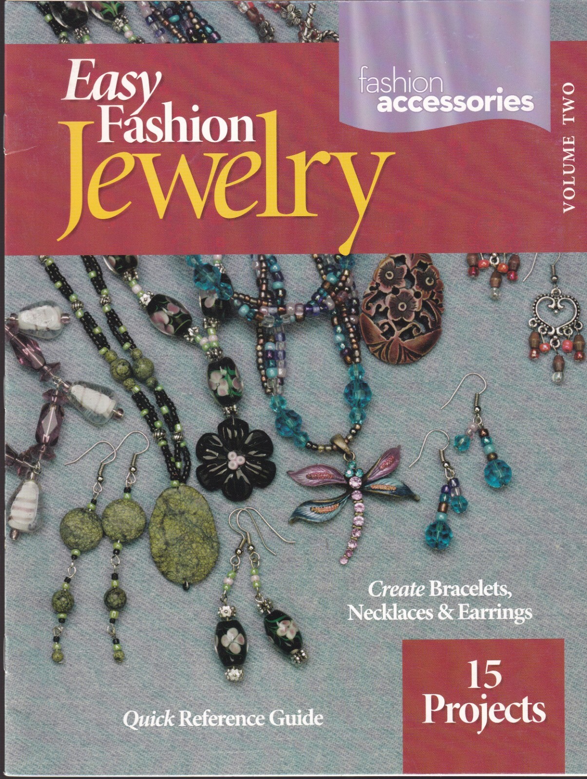 Easy Fashion Jewelry Volume 2 16 Pages 15 Projects Free Fast SnH Best Deal L@@K