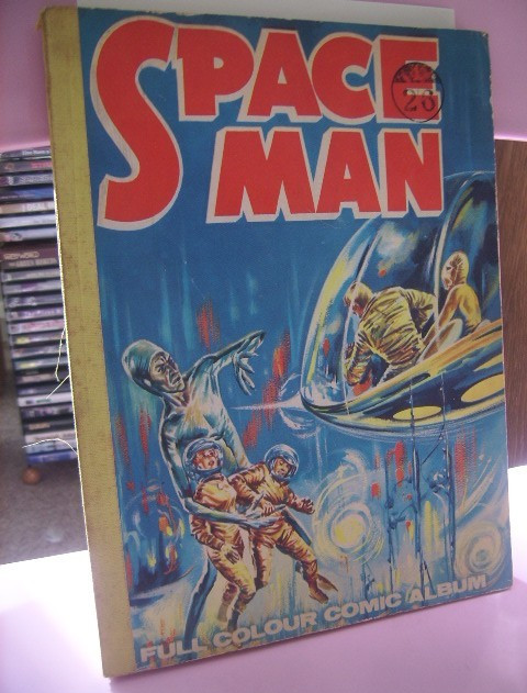 Space Man Full Colour Comic Album No.1 UK World (Dell) (Uninscribed) (Unclipped)