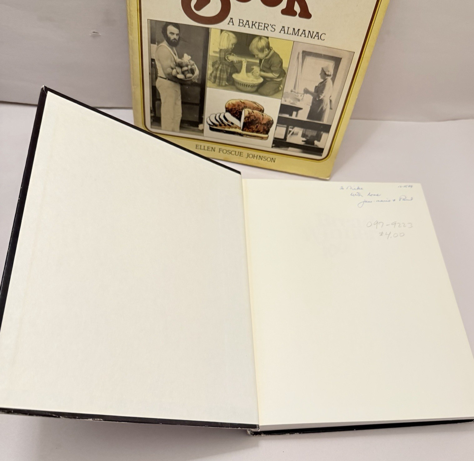 VTG Bread Baking Bake Cookbook Book Decor Mid Century 70 80s Staging Set 2 Books