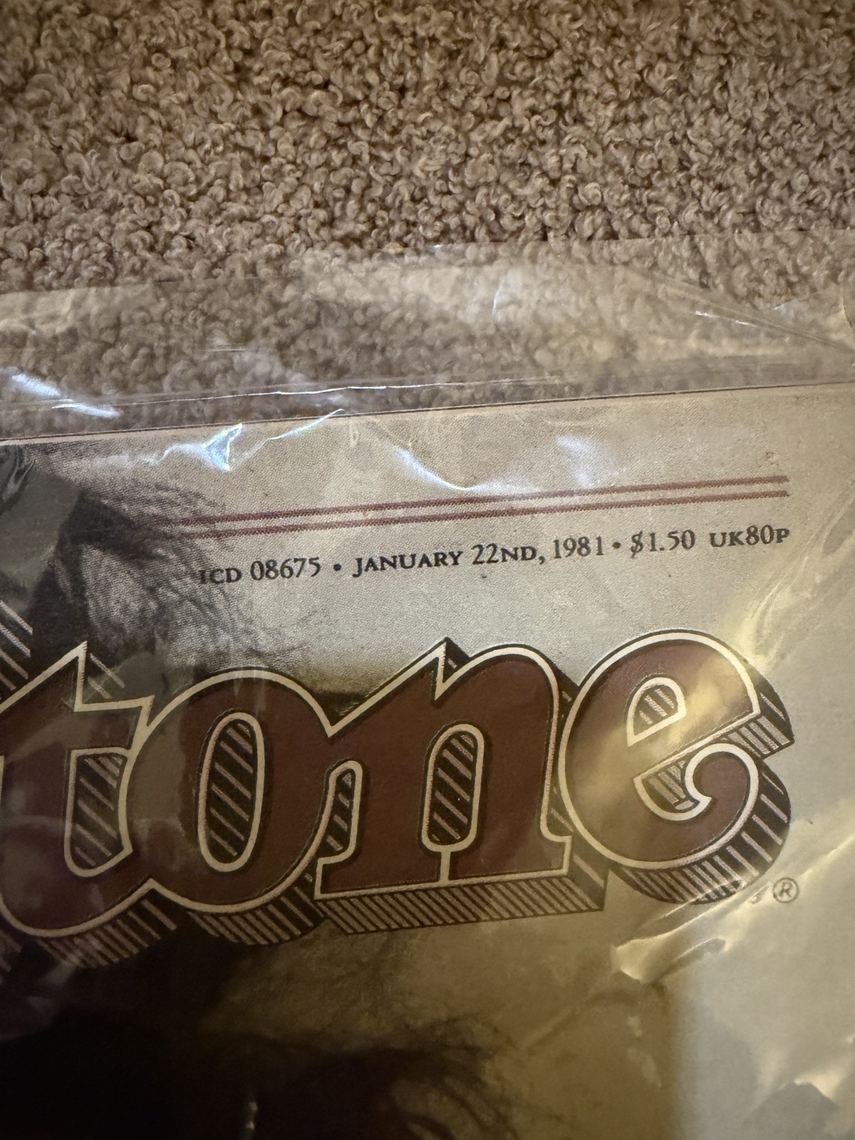 Rolling Stone Magazine John Lennon Yoko Ono January 22, 1981 Issue 335