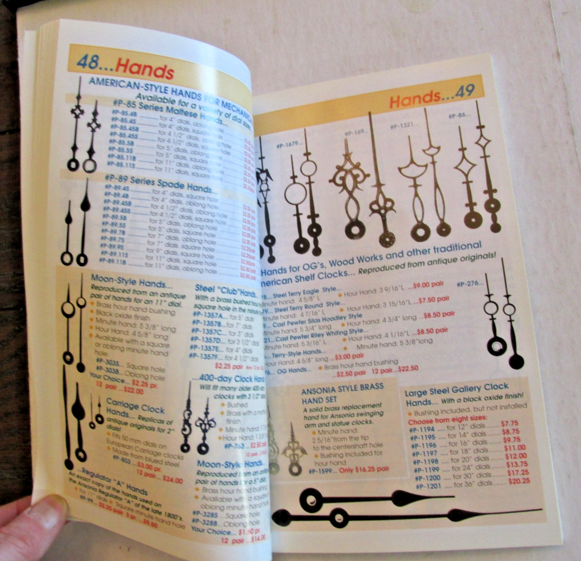 VTG 2004 Merritt’s Clock Watch Repair Supply Book Tool Catalog Order Form 192p