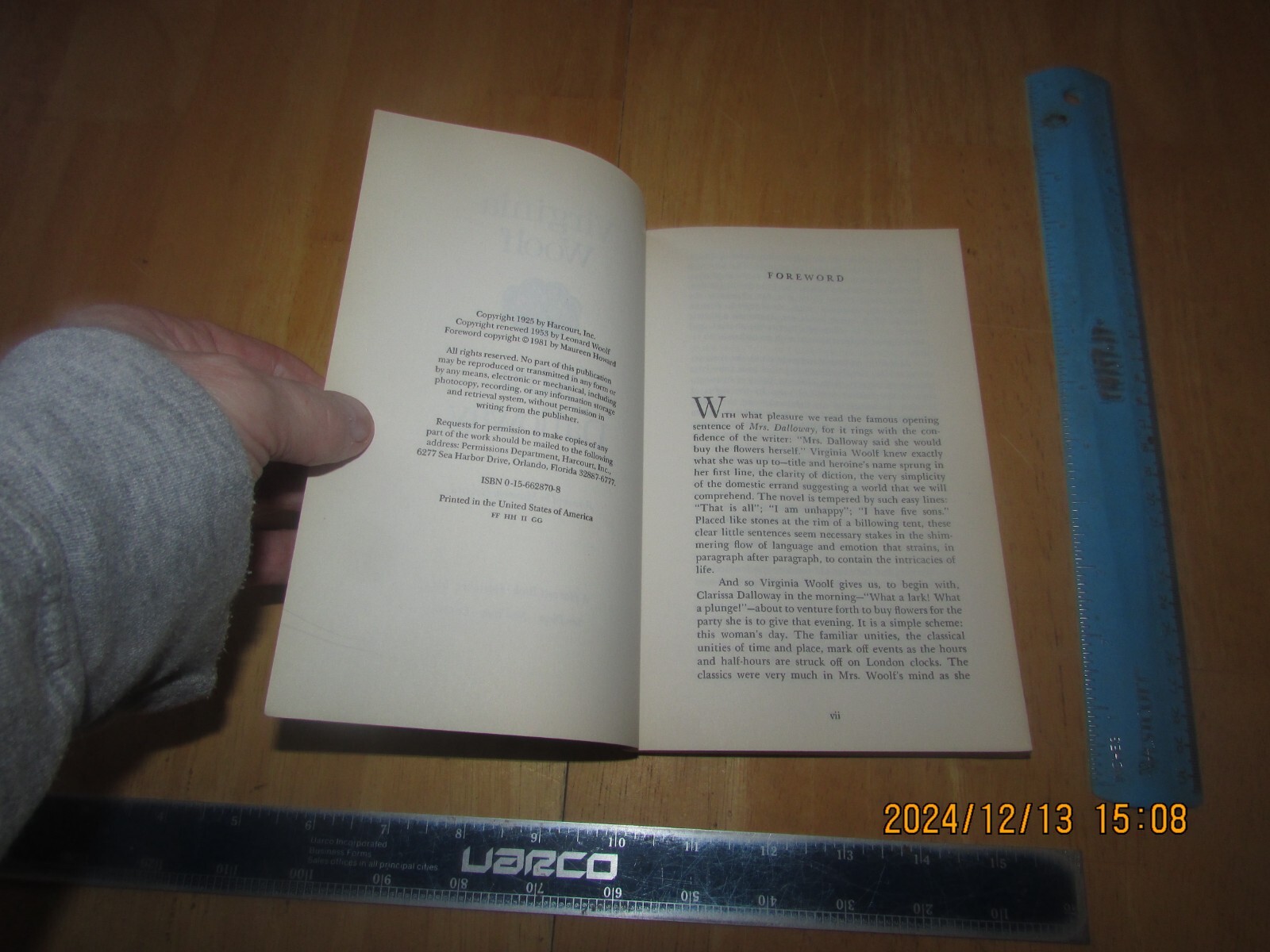 Mrs. Dalloway : The Virginia Woolf Library Authorized Edition by Virginia Woolf