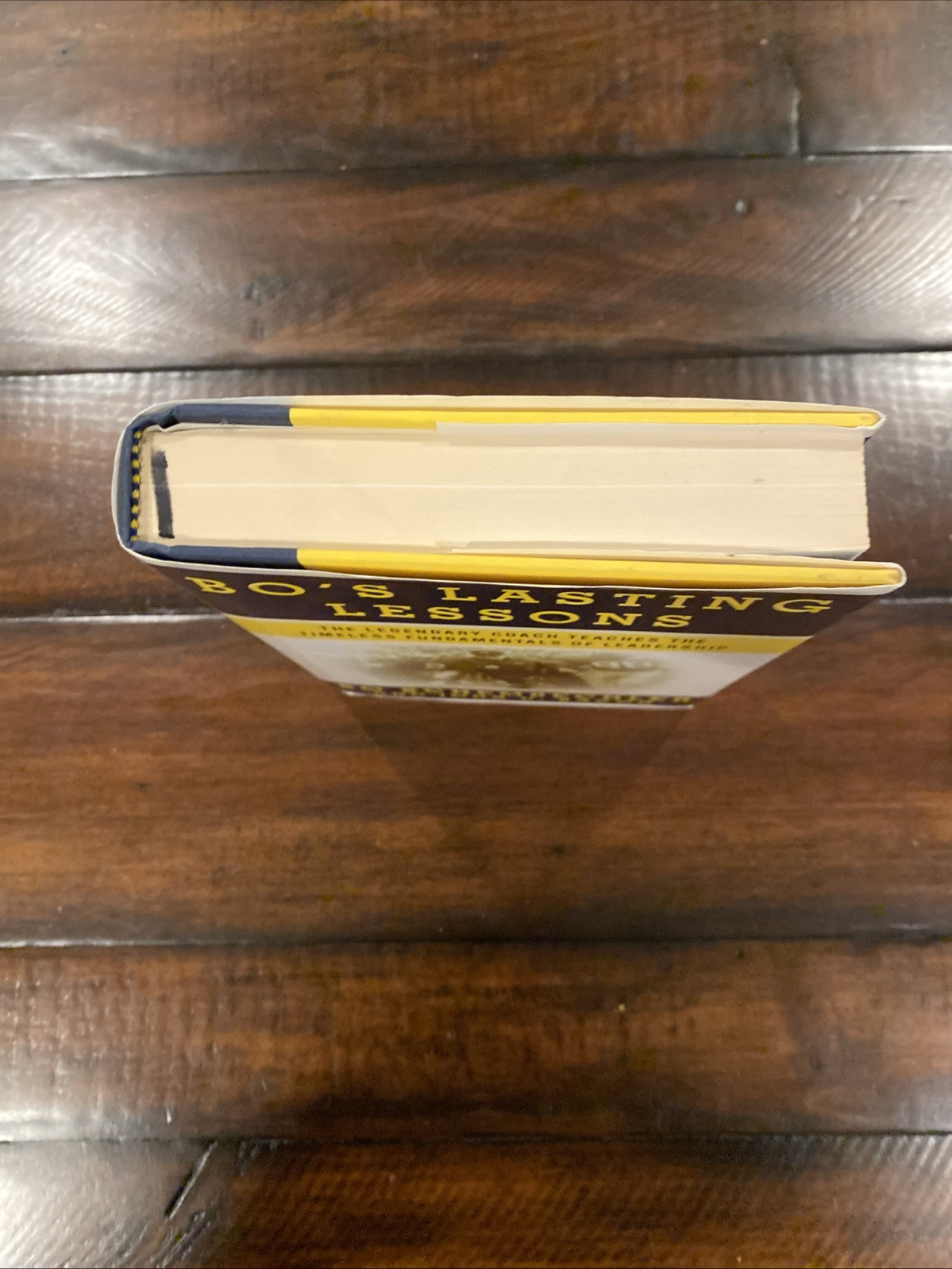 SIGNED Bo’s Lasting Lessons by John U. Bacon U Of M Football