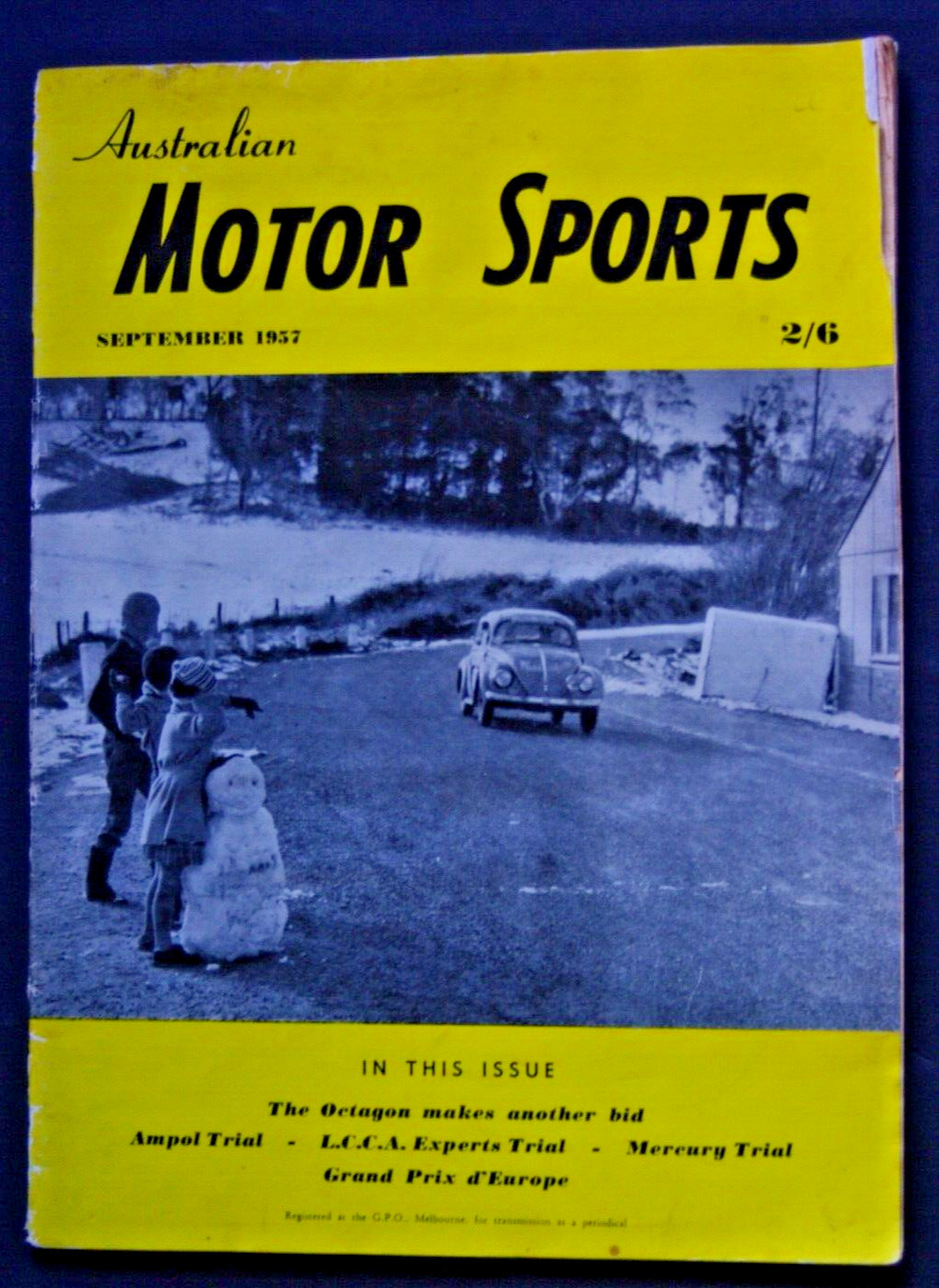 Australian Motor Sports 1957 Sep Bugatti MG Mt Druitt Ampol Trial British GP Aus