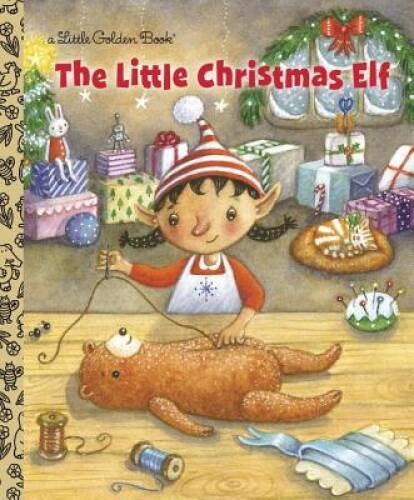The Little Christmas Elf (Little Golden Book) – Hardcover – VERY GOOD