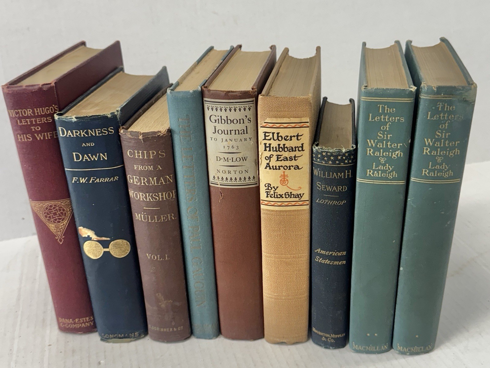 Antique & Vintage Book Lot – Hugo, Gauguin, Müller, Hubbard, Gibbon