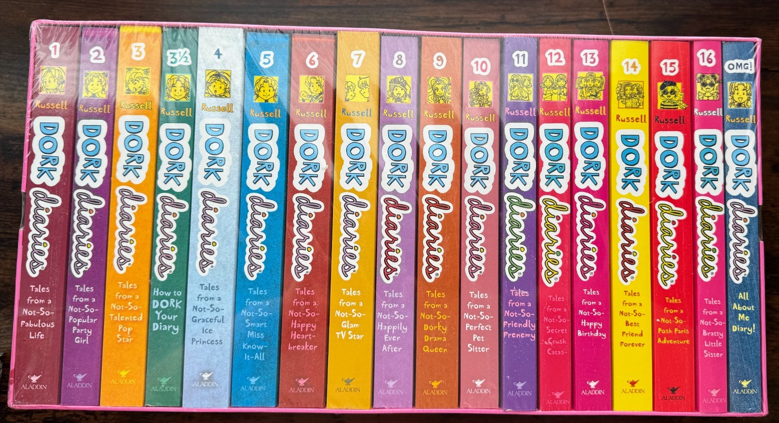 Dork Diaries 18-Book Collection Set w/OMG! & 3.5 by Rachel Renée Russell NEW!