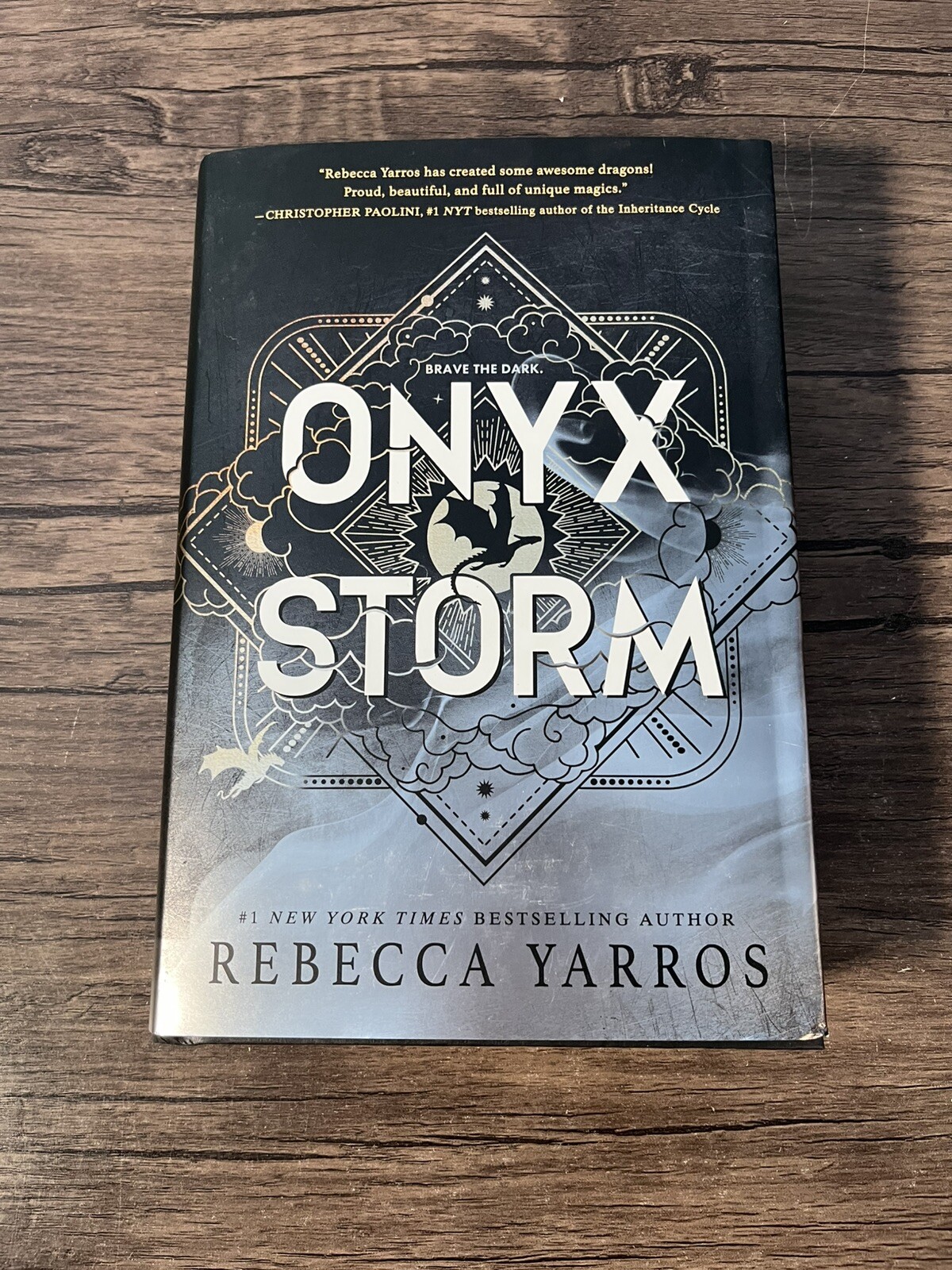 ONYX STORM Hardcover Book NEW Rebecca Yarros Deluxe Limited Edition