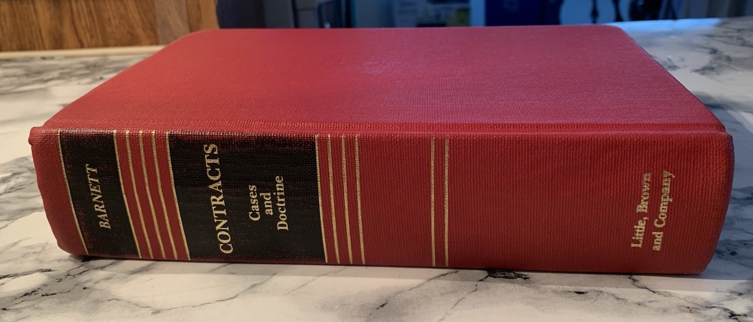 Contacts Cases and Doctrine 2nd edition. Barnett. Aspen Law & Business